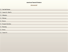 Tablet Screenshot of americanfuneralpartners.com